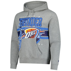 Heather Gray Oklahoma City Thunder Injection Sport Classics Fleece Hoodie | NBA