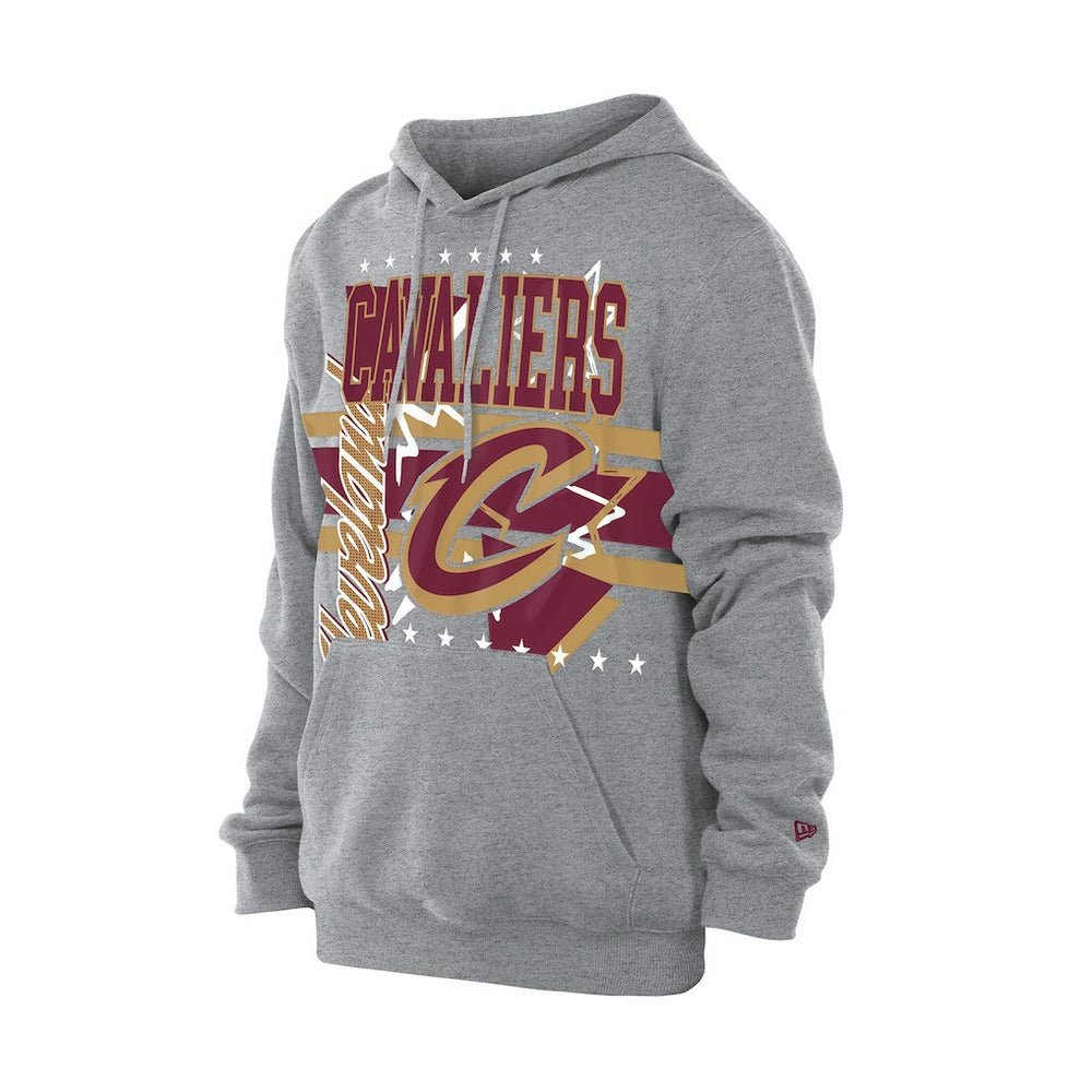Heather Gray Cleveland Cavaliers Injection Sport Classics Fleece Hoodie sale | NBA