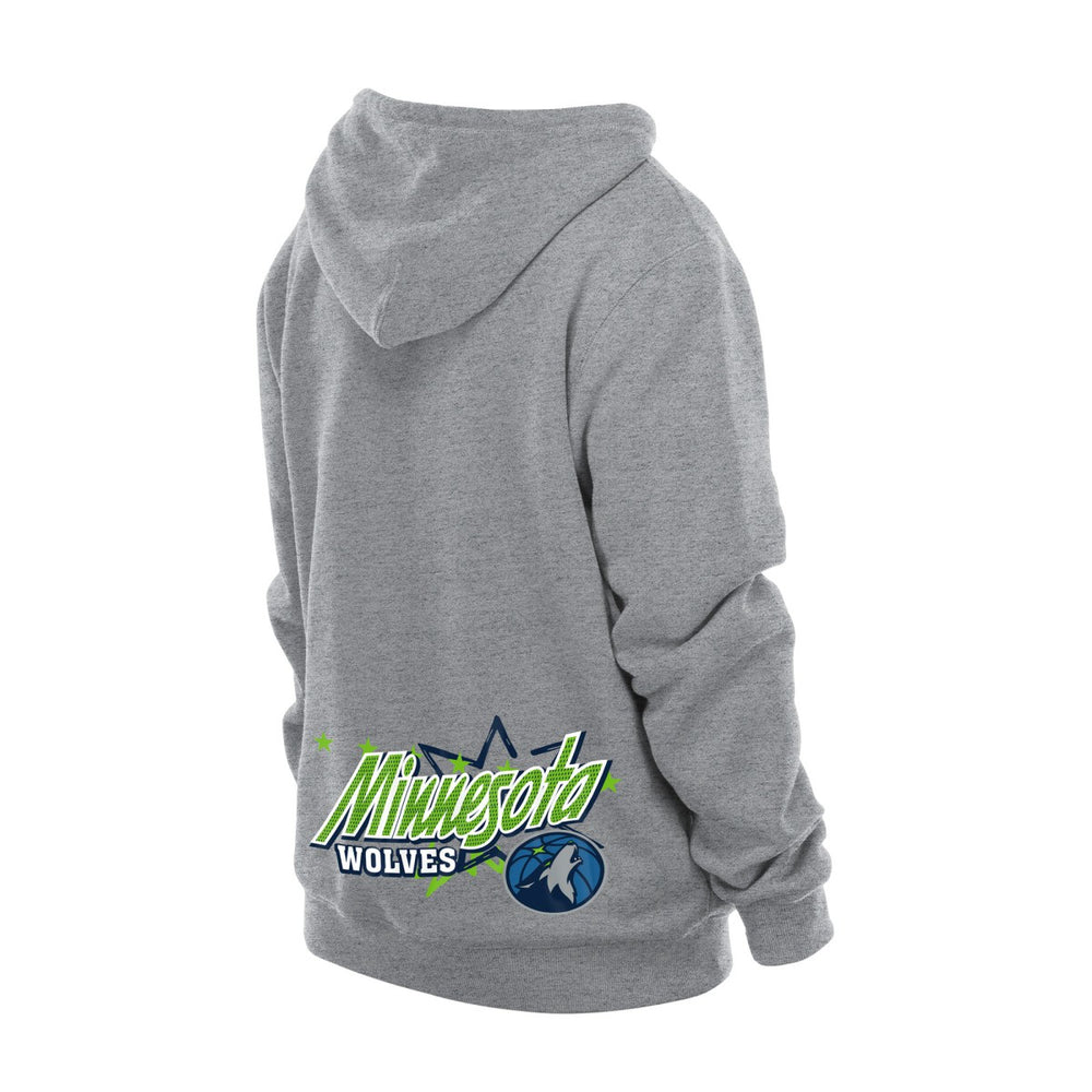 Heather Gray Minnesota Timberwolves Injection Sport Classics Fleece Hoodie | NBA