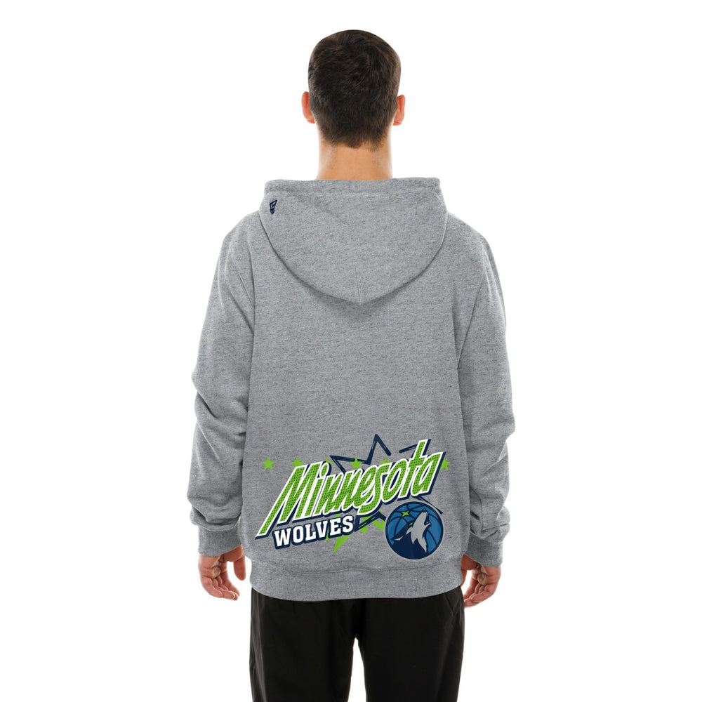Heather Gray Minnesota Timberwolves Injection Sport Classics Fleece Hoodie | NBA