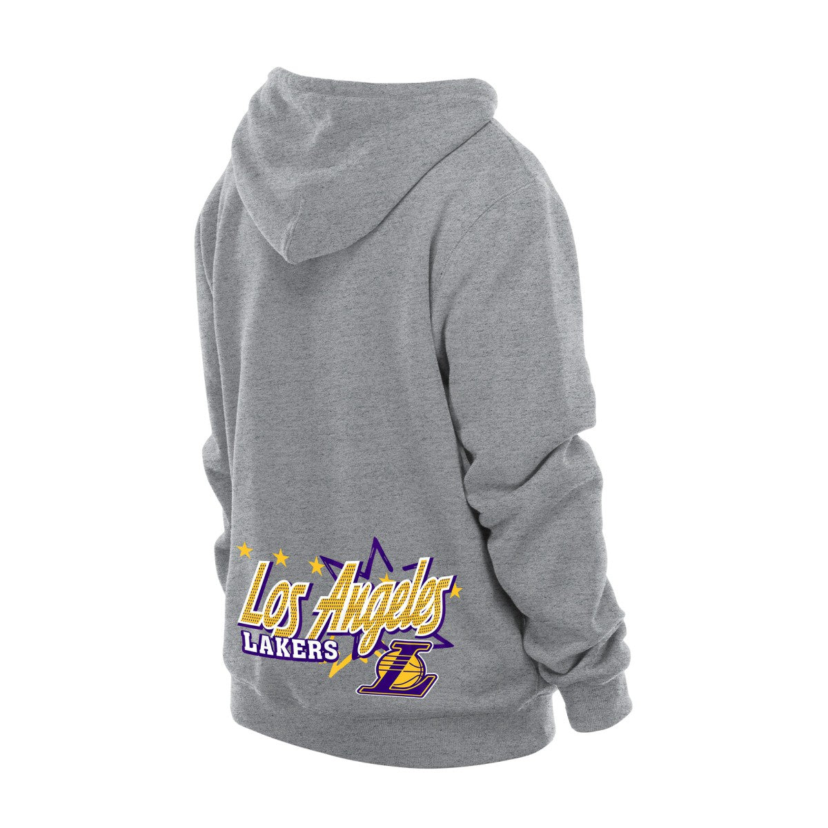 Heather Gray Los Angeles Lakers Injection Sport Classics Fleece Hoodie | NBA