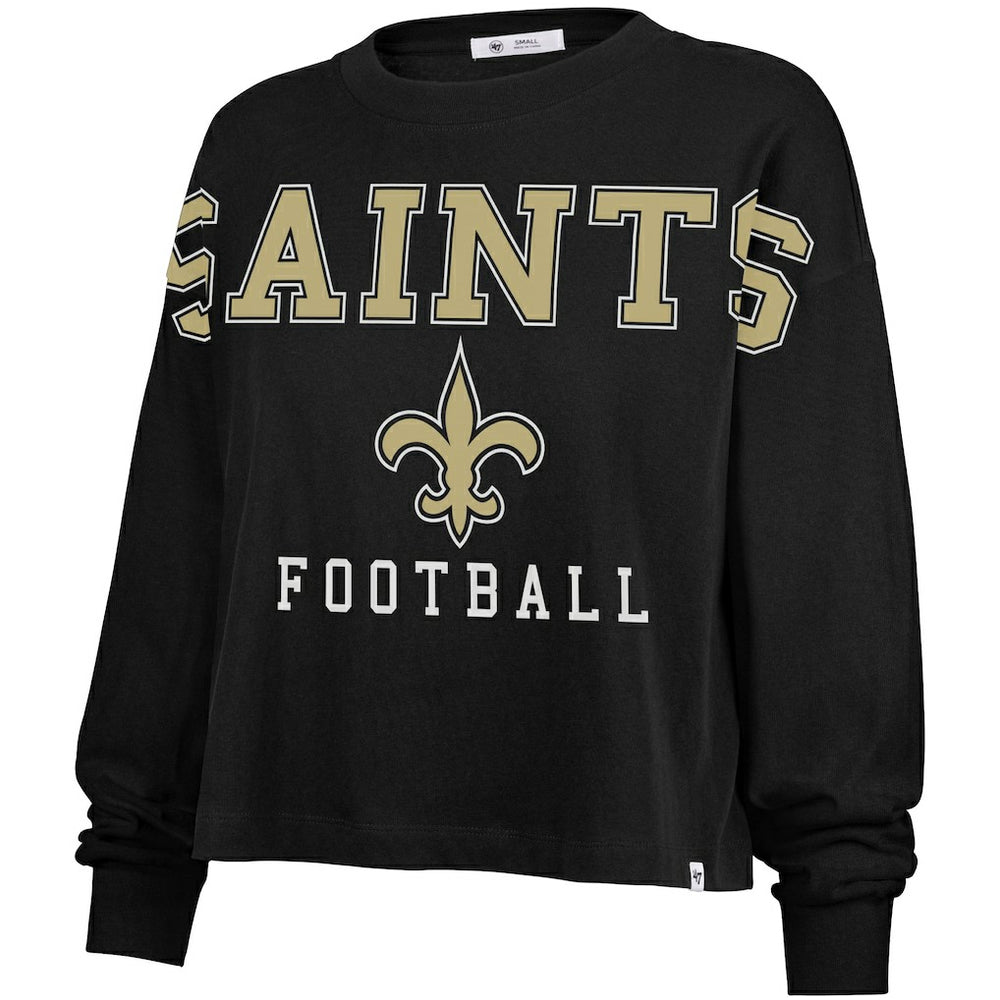 New Orleans Saints '47 Women's Outreach City Oversized Long Sleeve T-Shirt | NFL Discount