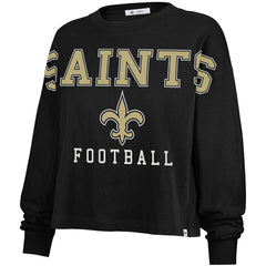 New Orleans Saints '47 Women's Outreach City Oversized Long Sleeve T-Shirt | NFL Discount