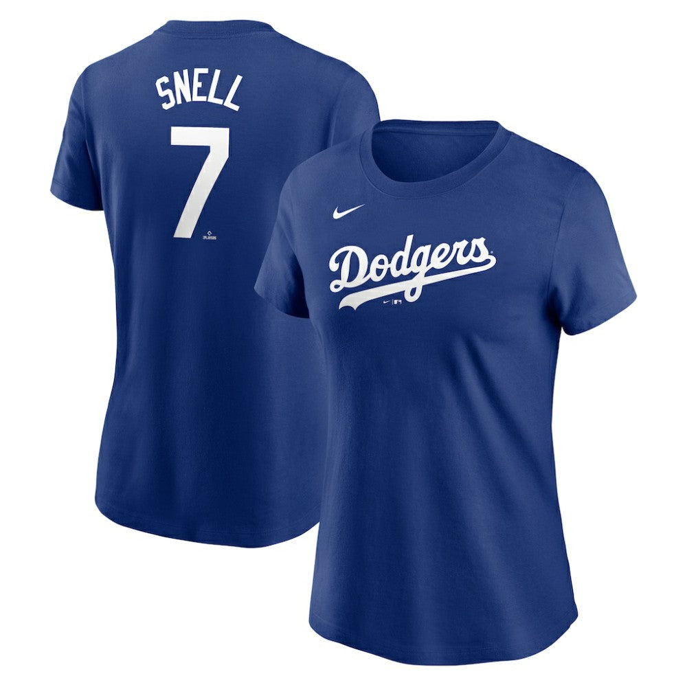 Blake Snell Los Angeles Dodgers Nike Women's Cooperstown Collection Fuse Name & Number T-Shirt - MLB T-shirts