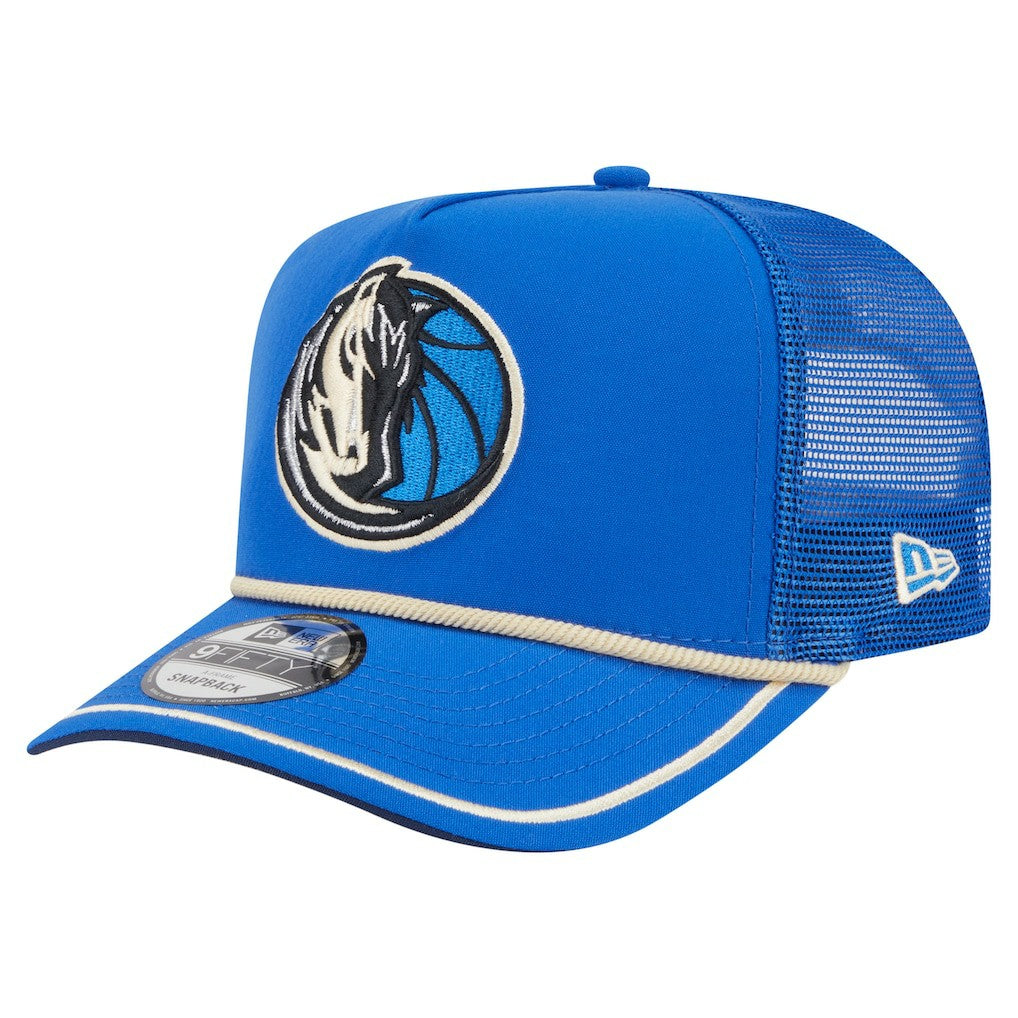 Blue Dallas Mavericks Vintage Team Rope A-Frame 9FIFTY Snapback Hat sale | NBA