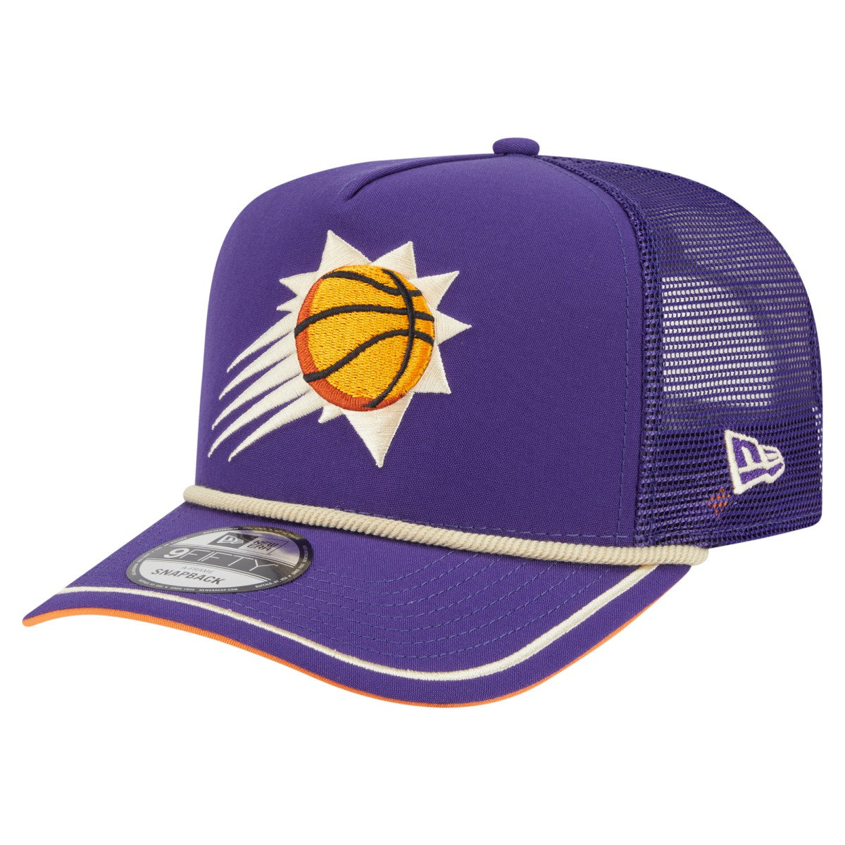 Purple Phoenix Suns Vintage Team Rope A-Frame 9FIFTY Snapback Hat | NBA