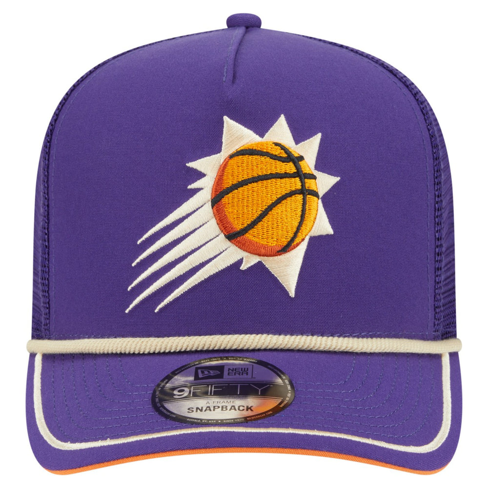 Purple Phoenix Suns Vintage Team Rope A-Frame 9FIFTY Snapback Hat | NBA