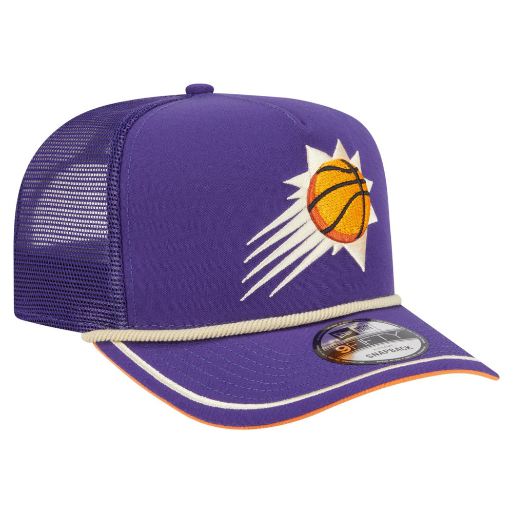Purple Phoenix Suns Vintage Team Rope A-Frame 9FIFTY Snapback Hat | NBA