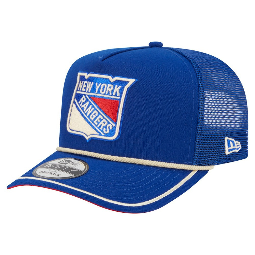 New York Rangers New Era Vintage Team Rope A-Frame 9FIFTY Snapback Hat -  NHL Hats
