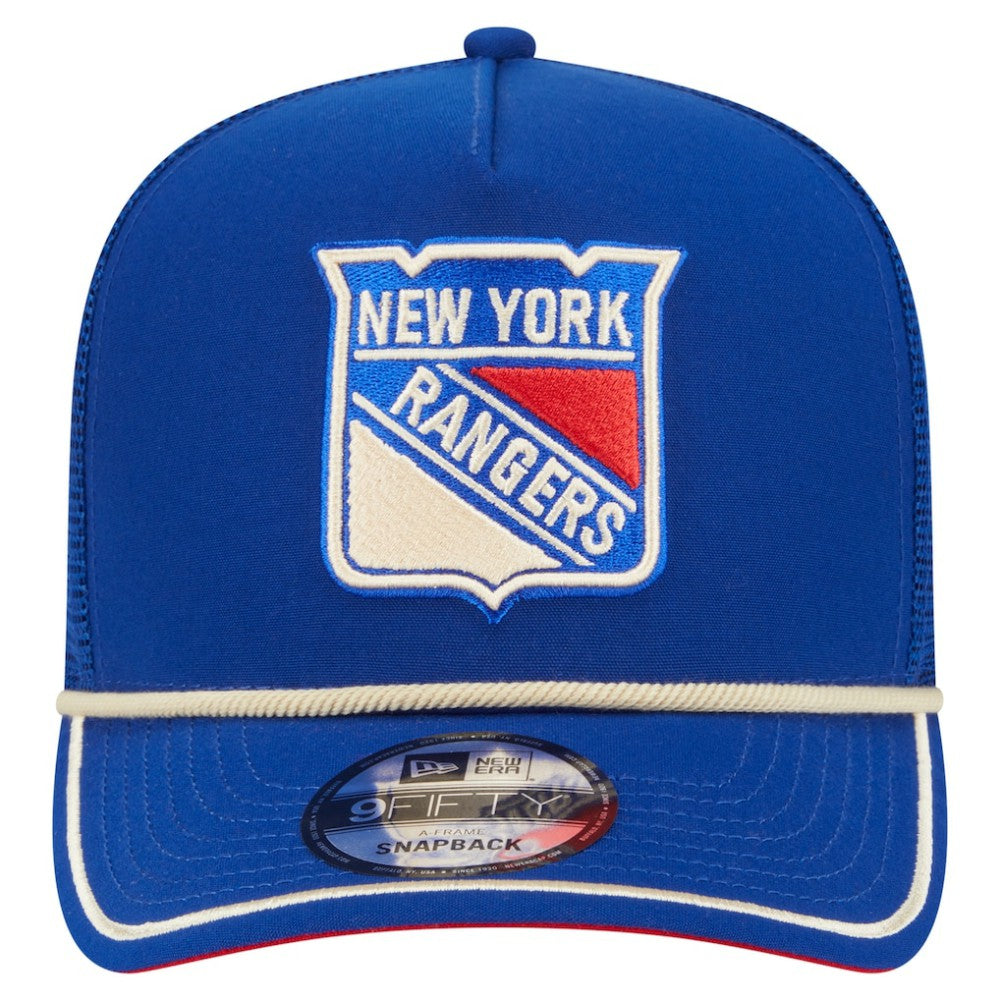 New York Rangers New Era Vintage Team Rope A-Frame 9FIFTY Snapback Hat -  NHL Hats