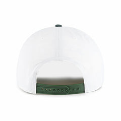 White/Hunter Green Milwaukee Bucks '47 Tribute Two-Tone Hitch Adjustable Hat | NBA