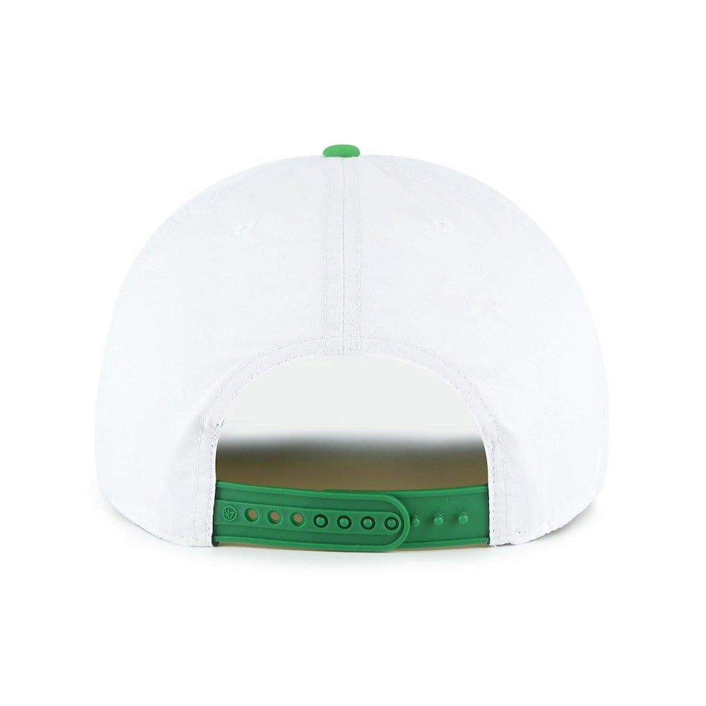 White/Kelly Green Boston Celtics '47 Tribute Two-Tone Hitch Adjustable Hat | NBA