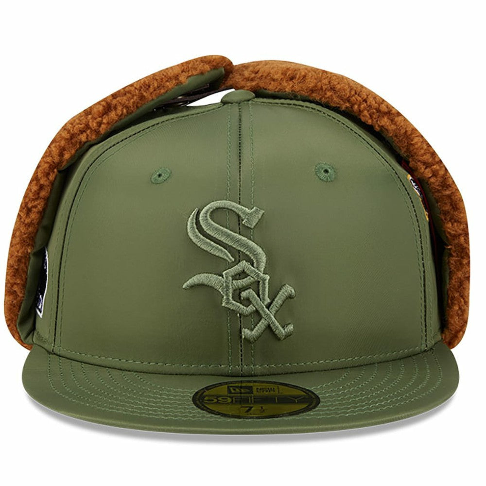 Chicago White Sox New Era x Alpha Industries Dog Ear 59FIFTY Fitted Hat - MLB Hats