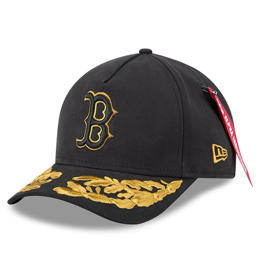 Boston Red Sox New Era x Alpha Industries A-Frame 9FORTY Adjustable Hat - MLB Hats