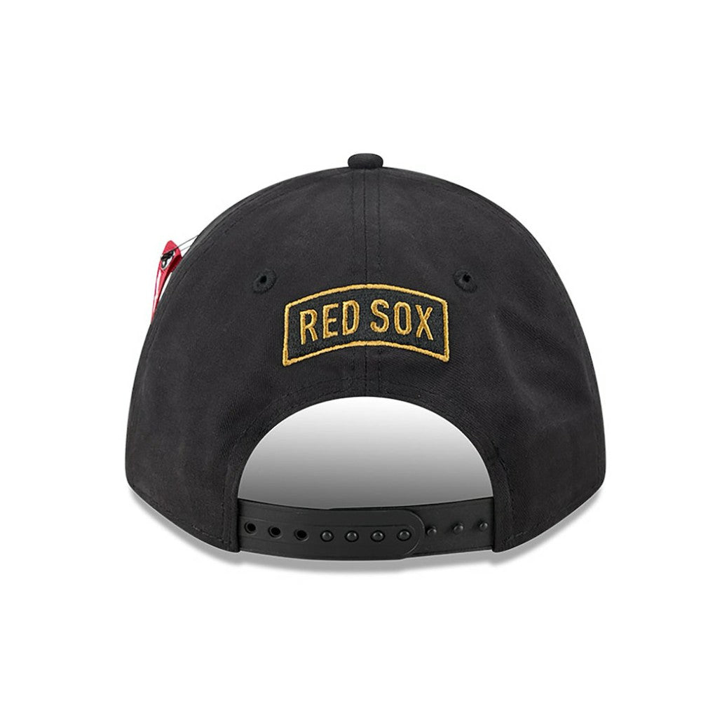Boston Red Sox New Era x Alpha Industries A-Frame 9FORTY Adjustable Hat - MLB Hats