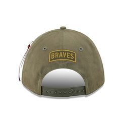 Atlanta Braves New Era x Alpha Industries A-Frame 9FORTY Adjustable Hat - MLB Hats