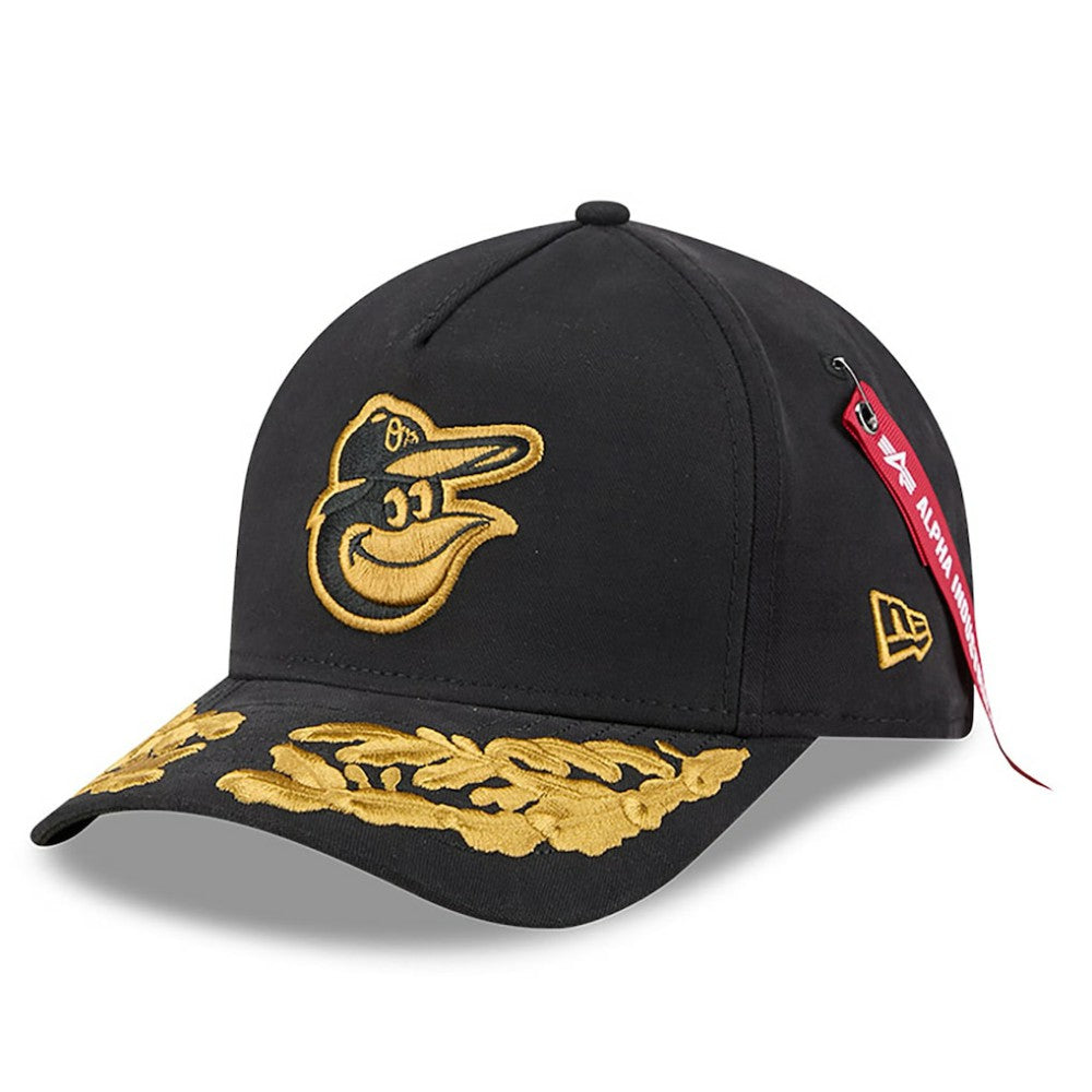Baltimore Orioles New Era x Alpha Industries A-Frame 9FORTY Adjustable Hat - MLB Hats