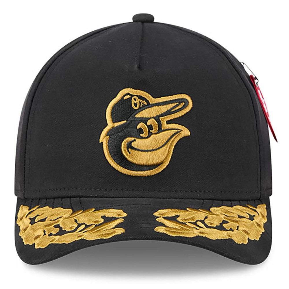 Baltimore Orioles New Era x Alpha Industries A-Frame 9FORTY Adjustable Hat - MLB Hats