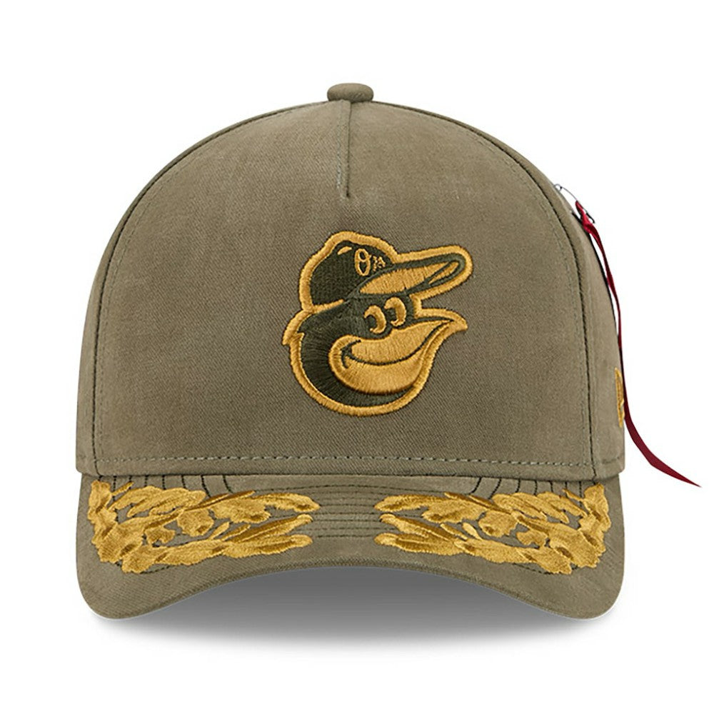 Baltimore Orioles New Era x Alpha Industries A-Frame 9FORTY Adjustable Hat - MLB Hats