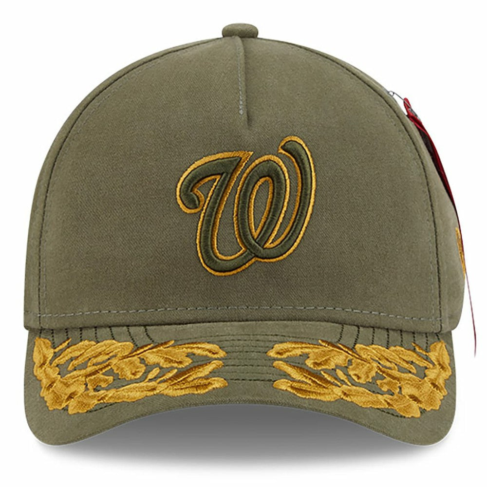 Washington Nationals New Era x Alpha Industries A-Frame 9FORTY Adjustable Hat - MLB Hats