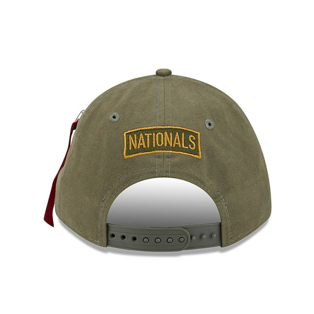 Washington Nationals New Era x Alpha Industries A-Frame 9FORTY Adjustable Hat - MLB Hats
