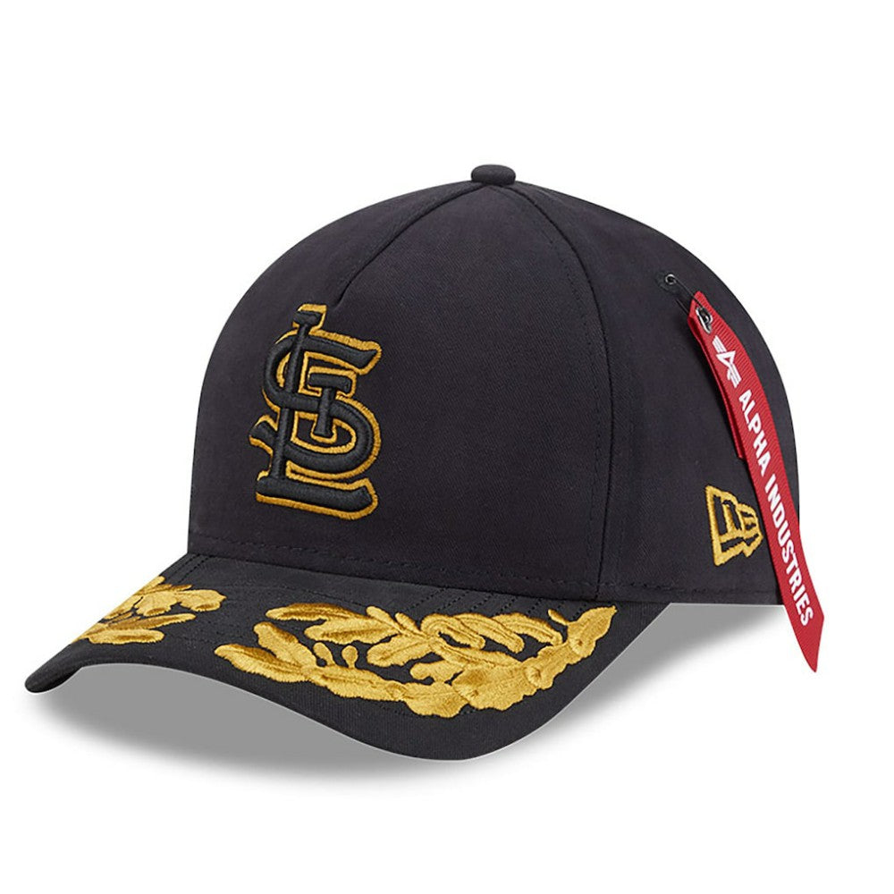 St. Louis Cardinals New Era x Alpha Industries A-Frame 9FORTY Adjustable Hat - MLB Hats