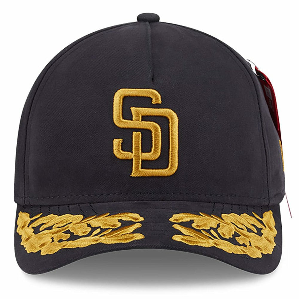 San Diego Padres New Era x Alpha Industries A-Frame 9FORTY Adjustable Hat - MLB Hats