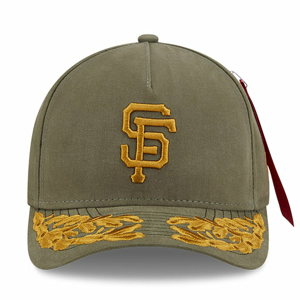 San Francisco Giants New Era x Alpha Industries A-Frame 9FORTY Adjustable Hat - MLB Hats
