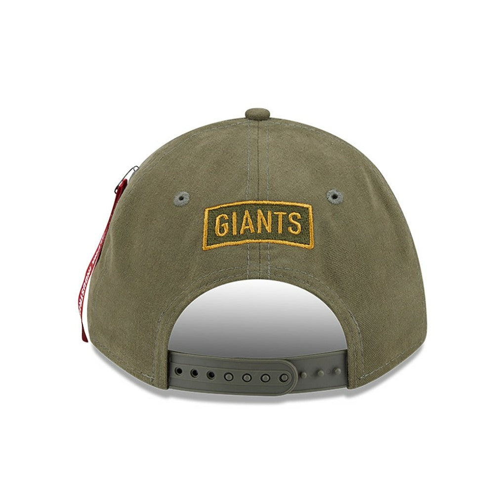 San Francisco Giants New Era x Alpha Industries A-Frame 9FORTY Adjustable Hat - MLB Hats