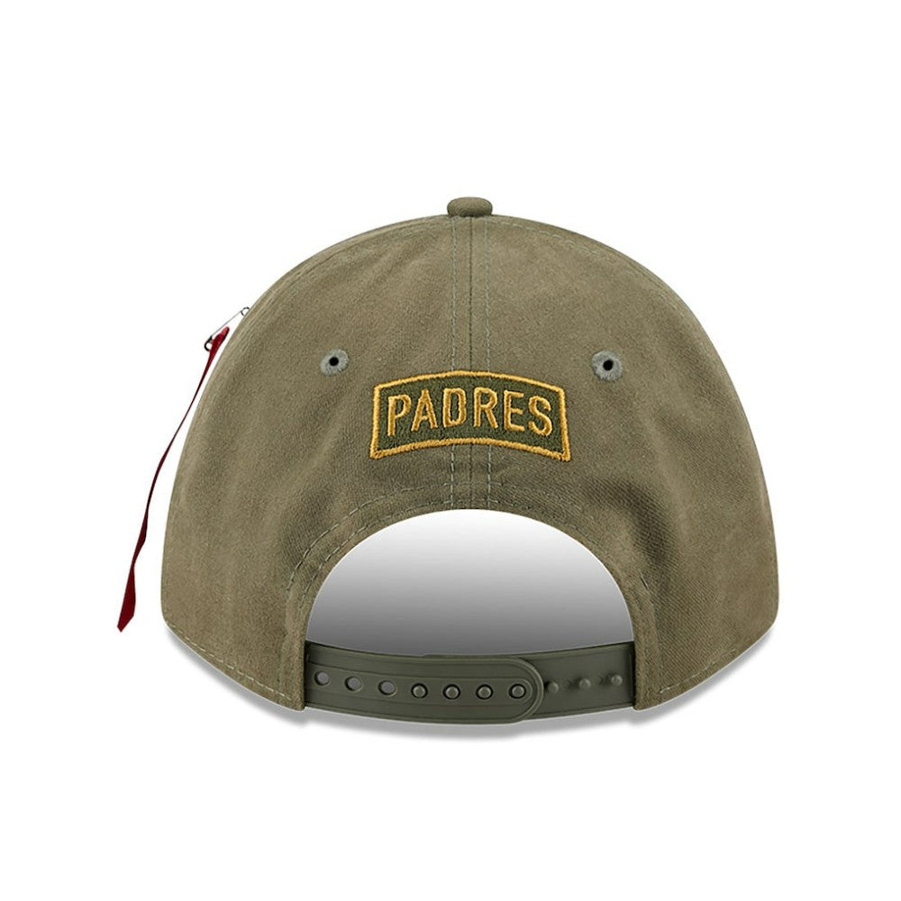 San Diego Padres New Era x Alpha Industries A-Frame 9FORTY Adjustable Hat - MLB Hats