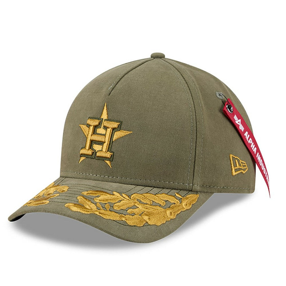 Houston Astros New Era x Alpha Industries A-Frame 9FORTY Adjustable Hat - MLB Hats