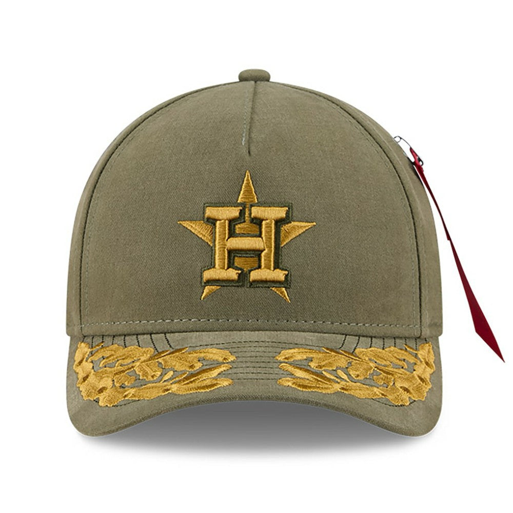 Houston Astros New Era x Alpha Industries A-Frame 9FORTY Adjustable Hat - MLB Hats