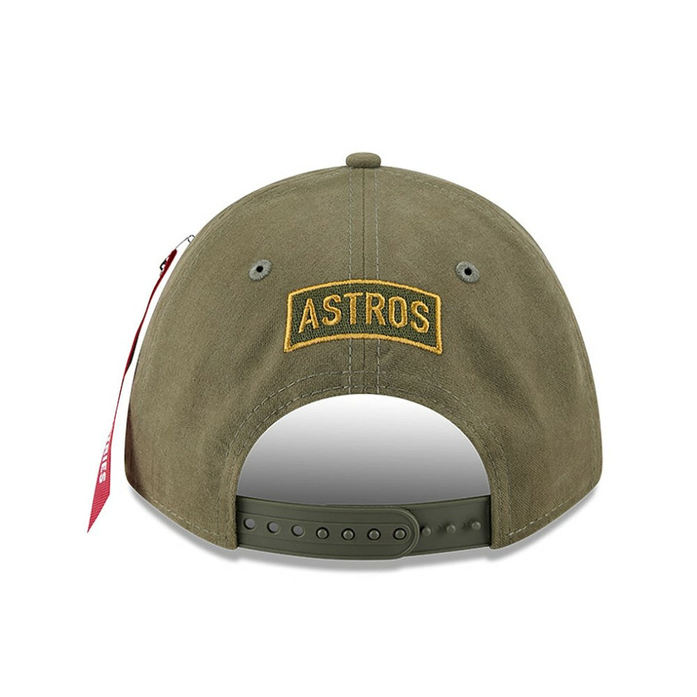 Houston Astros New Era x Alpha Industries A-Frame 9FORTY Adjustable Hat - MLB Hats