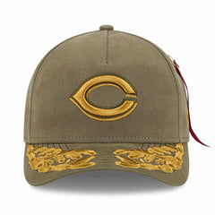 Cincinnati Reds New Era x Alpha Industries A-Frame 9FORTY Adjustable Hat - MLB Hats