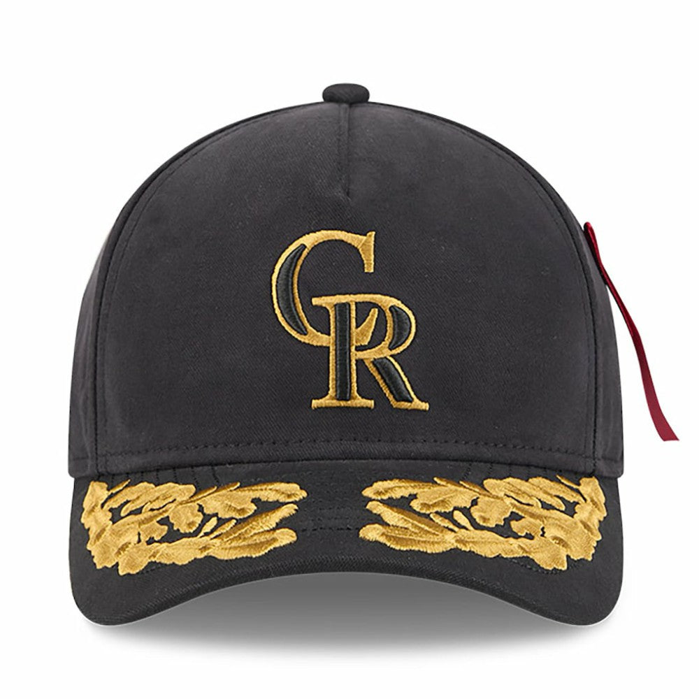 Colorado Rockies New Era x Alpha Industries A-Frame 9FORTY Adjustable Hat - MLB Hats