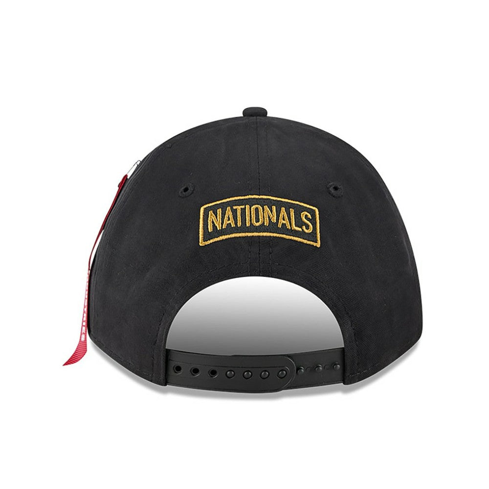 Washington Nationals New Era x Alpha Industries A-Frame 9FORTY Adjustable Hat - MLB Hats