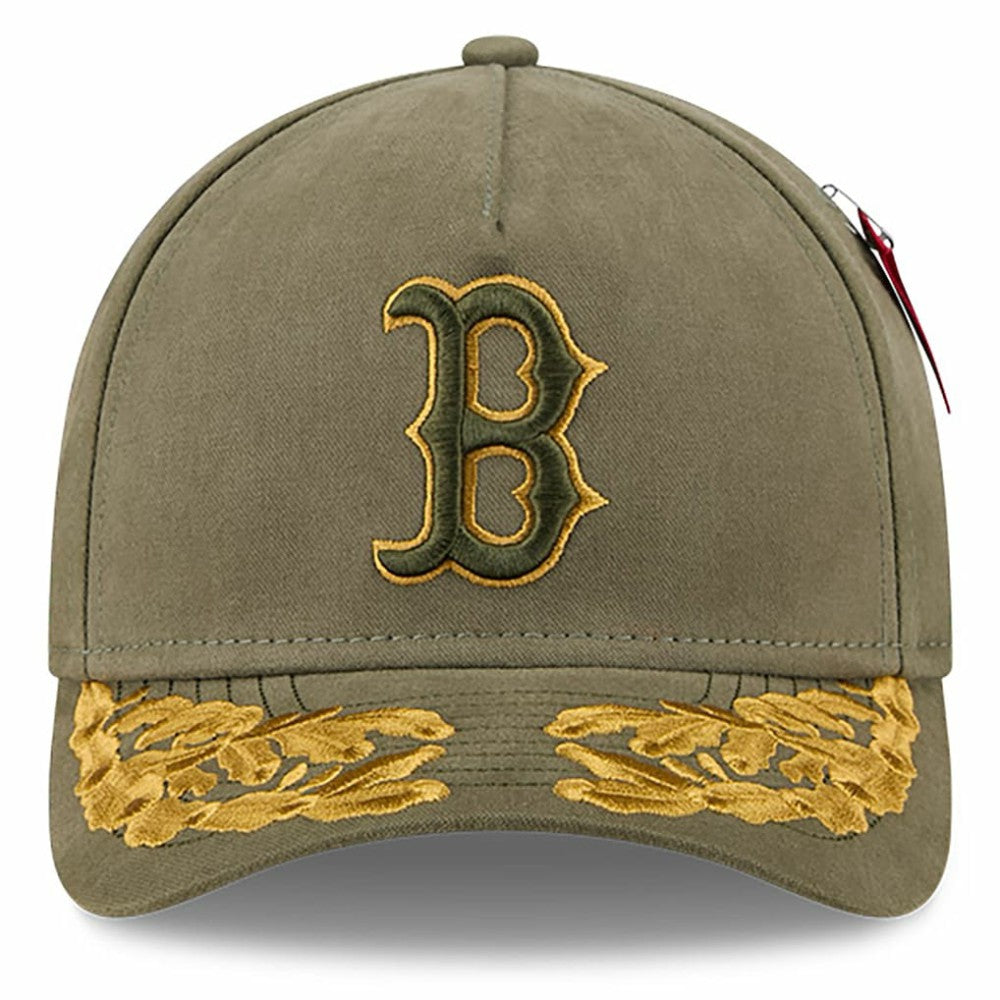 Boston Red Sox New Era x Alpha Industries A-Frame 9FORTY Adjustable Hat - MLB Hats