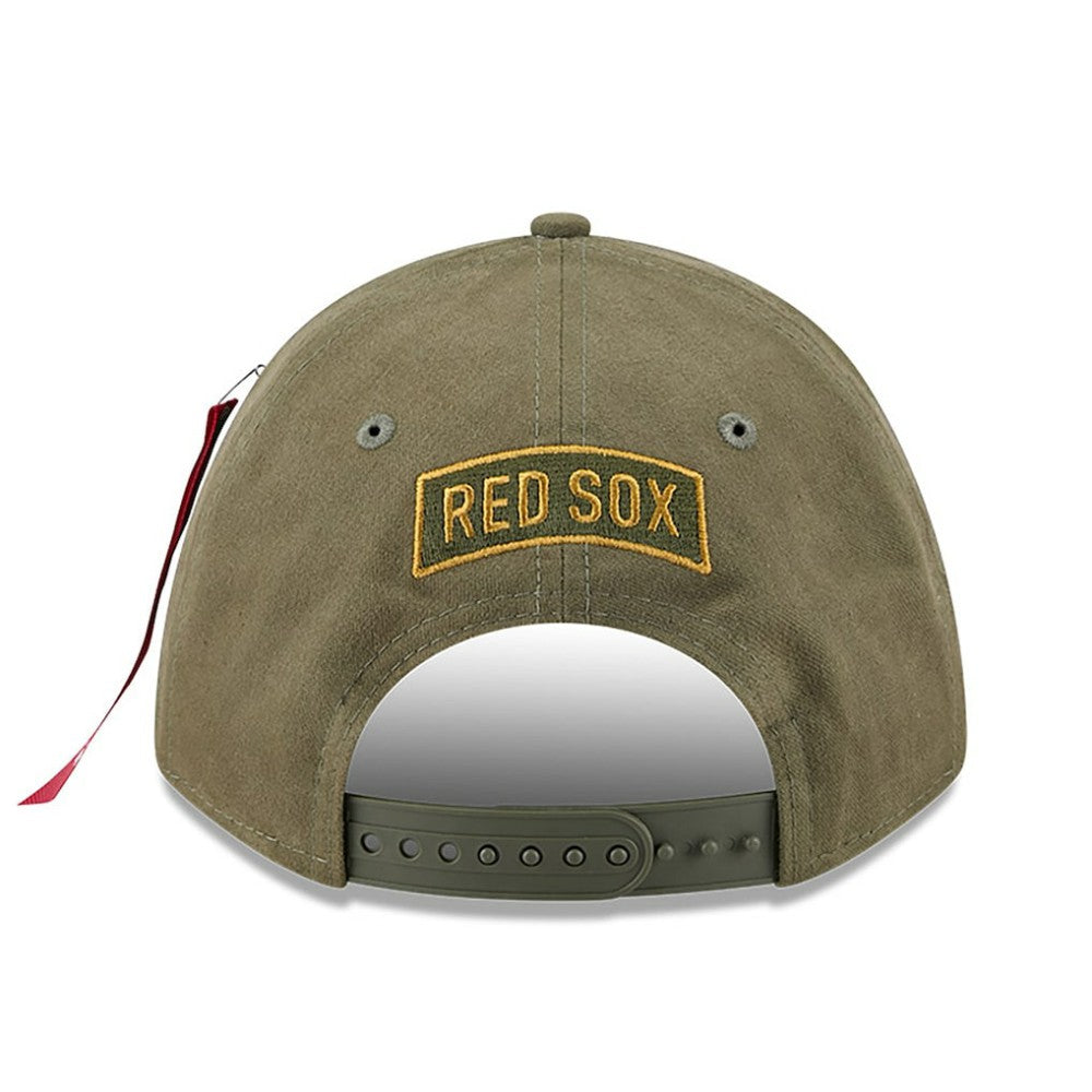 Boston Red Sox New Era x Alpha Industries A-Frame 9FORTY Adjustable Hat - MLB Hats