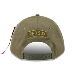 Boston Red Sox New Era x Alpha Industries A-Frame 9FORTY Adjustable Hat - MLB Hats