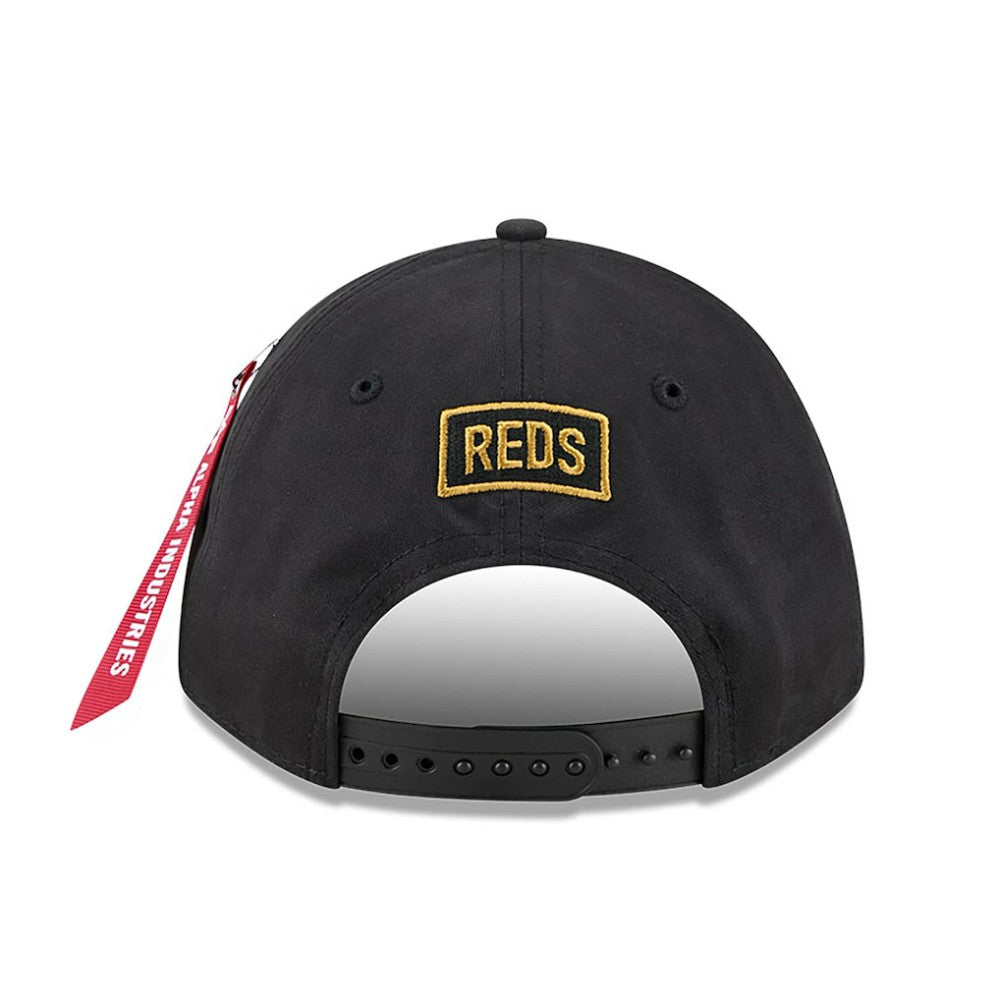Cincinnati Reds New Era x Alpha Industries A-Frame 9FORTY Adjustable Hat - MLB Hats