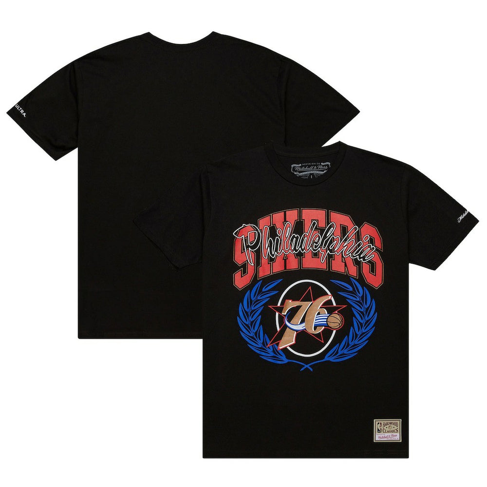 Black Philadelphia 76ers NBA x Michelob Ultra Rewind II T-Shirt | NBA