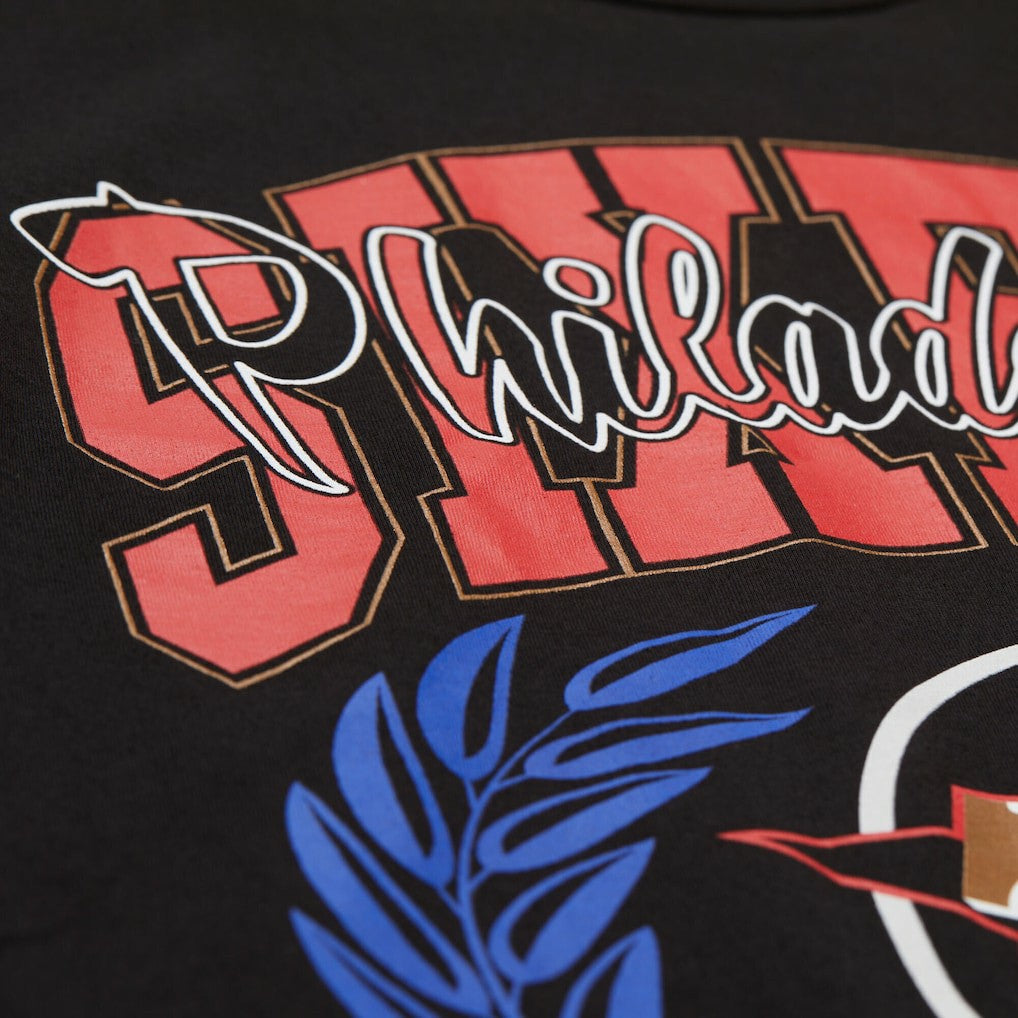 Black Philadelphia 76ers NBA x Michelob Ultra Rewind II T-Shirt | NBA