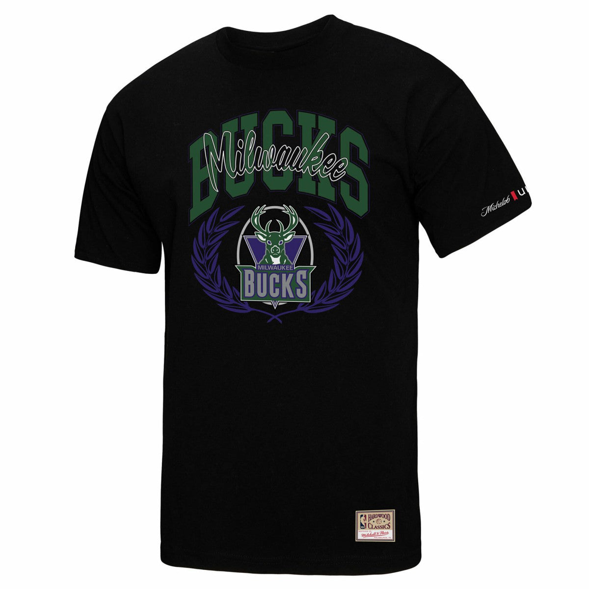 Black Milwaukee Bucks NBA x Michelob Ultra Rewind II T-Shirt | NBA