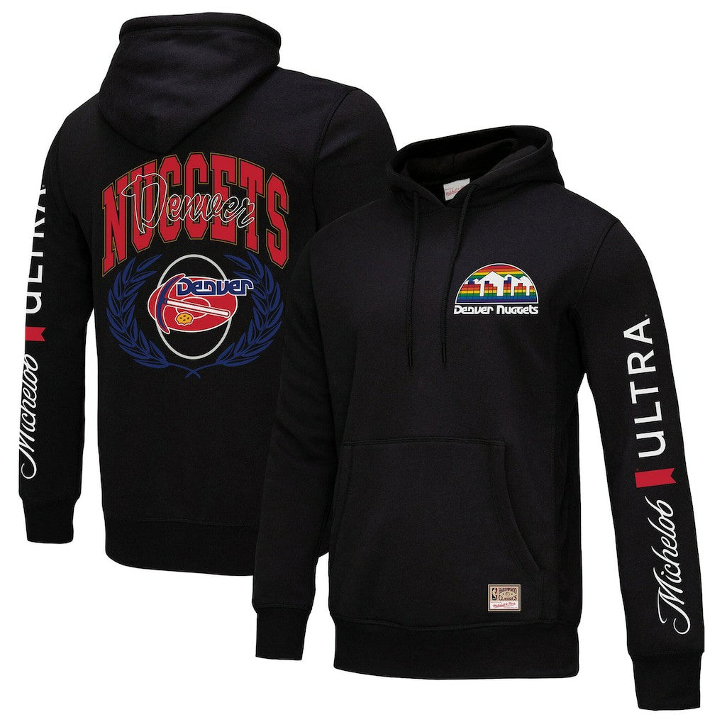 Black Denver Nuggets NBA x Michelob Ultra Swish & Sip Pullover Hoodie sale | NBA