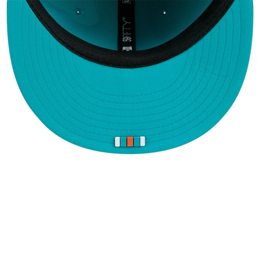 Miami Dolphins 2025 Sideline 59FIFTY Fitted Hat | NFL US