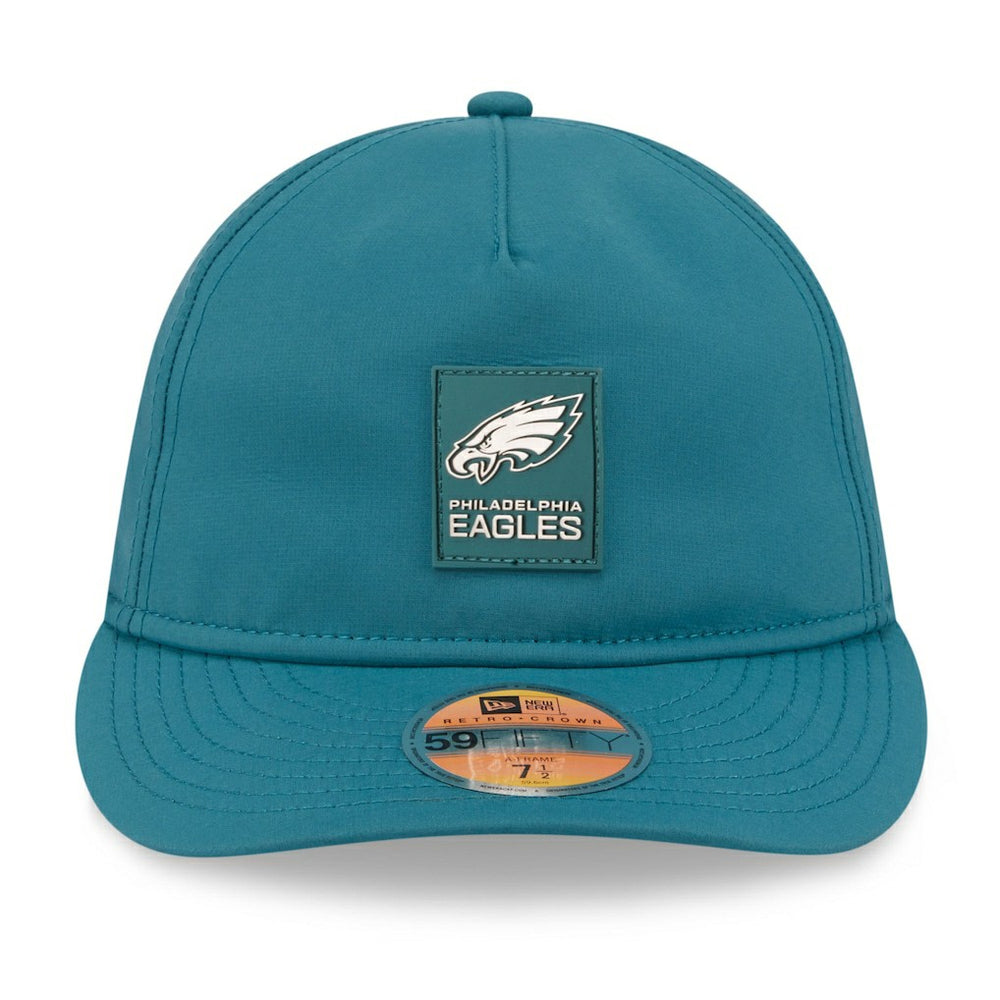 Philadelphia Eagles 2025 Sideline Retro Crown 59FIFTY Fitted Hat | NFL Online