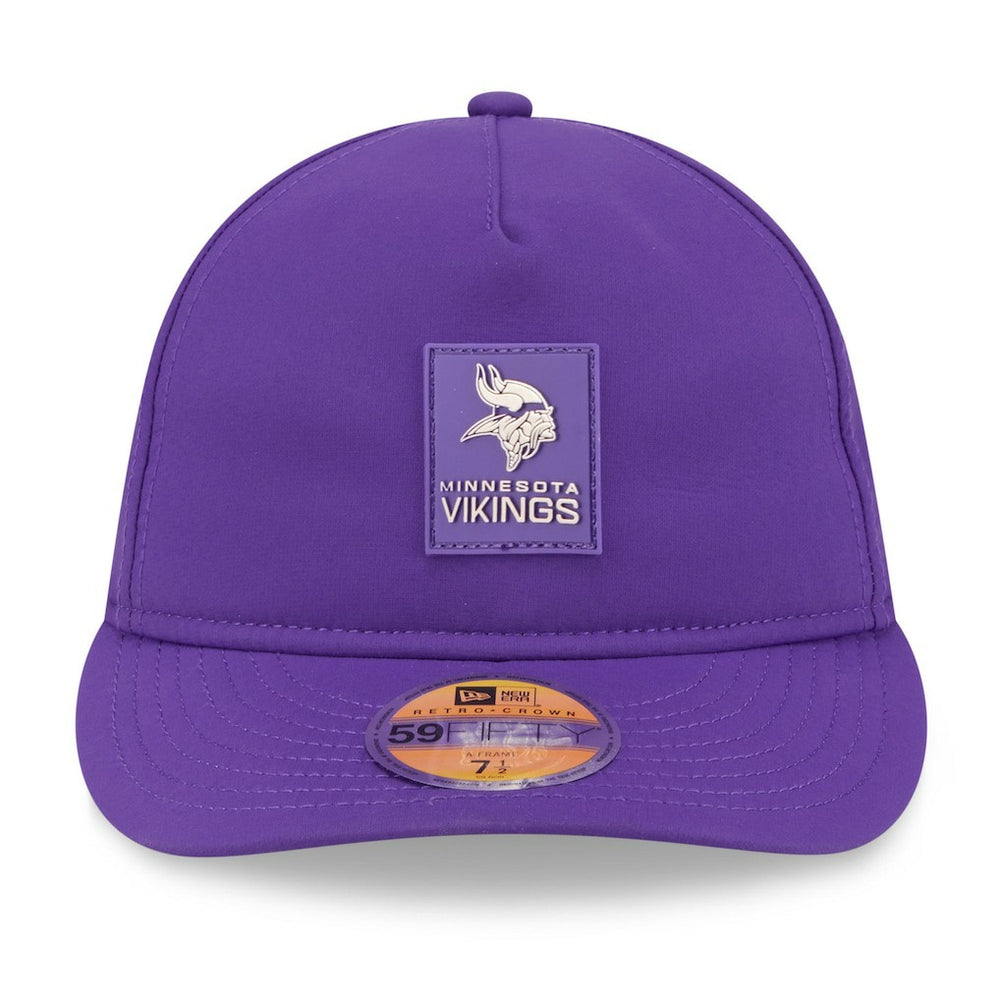 Minnesota Vikings 2025 Sideline Retro Crown 59FIFTY Fitted Hat | NFL Discount