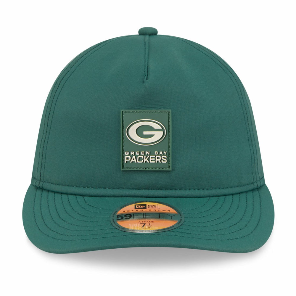 Green Bay Packers 2025 Sideline Retro Crown 59FIFTY Fitted Hat | NFL On sale