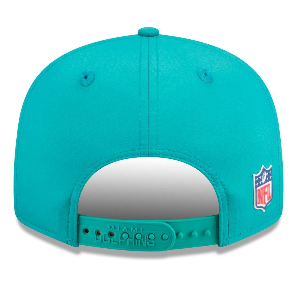 Miami Dolphins 2025 Sideline Throwback Split Panel 9FIFTY Snapback Hat | NFL US