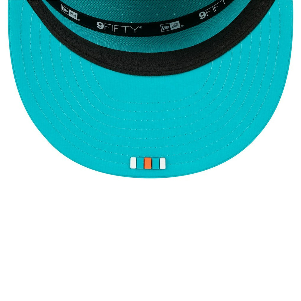 Miami Dolphins 2025 Sideline Split Panel 9FIFTY Snapback Hat | NFL On sale